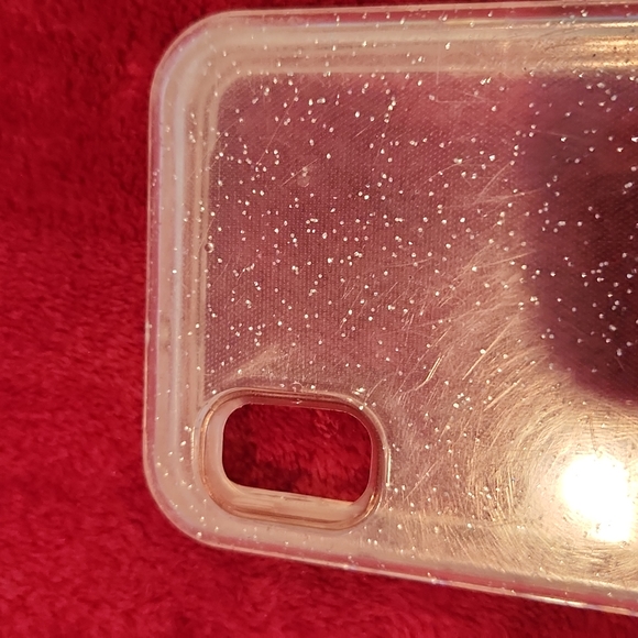 Samsung Galaxy a10e Clear Shimmer Glitter ScreenProtector Phone Case for 2-Piece - Picture 5 of 7